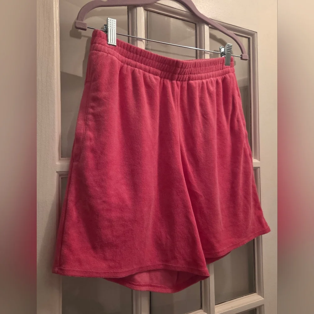SKIMS!! Vibrant Pink Swim Shorts- Great Cover-up For The Beach!!